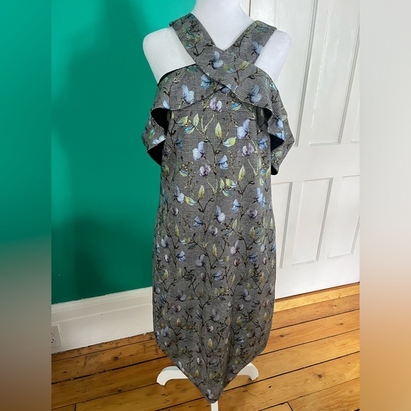 Rachel Roy - unique houndstooth/bird pattern - Picture 2 of 4